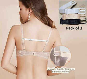 Strap Holder to Stop Bra Straps from Slipping No-Slip Bra Clip (3-Pack)